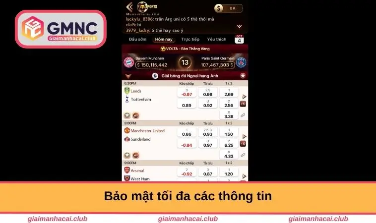 Bảo mật tối đa các thông tin