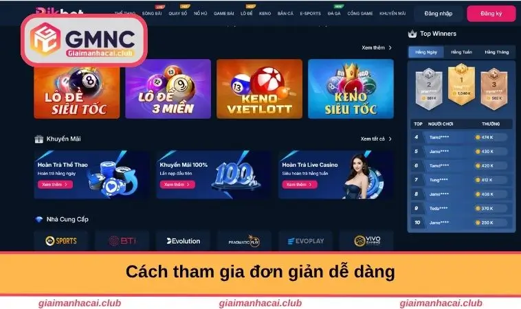 Cách tham gia đơn giản dễ dàng