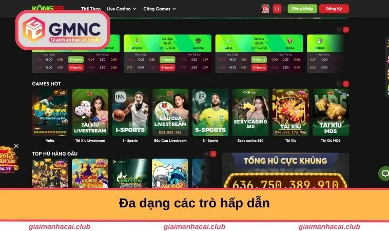 Đa dạng những trò hấp dẫn