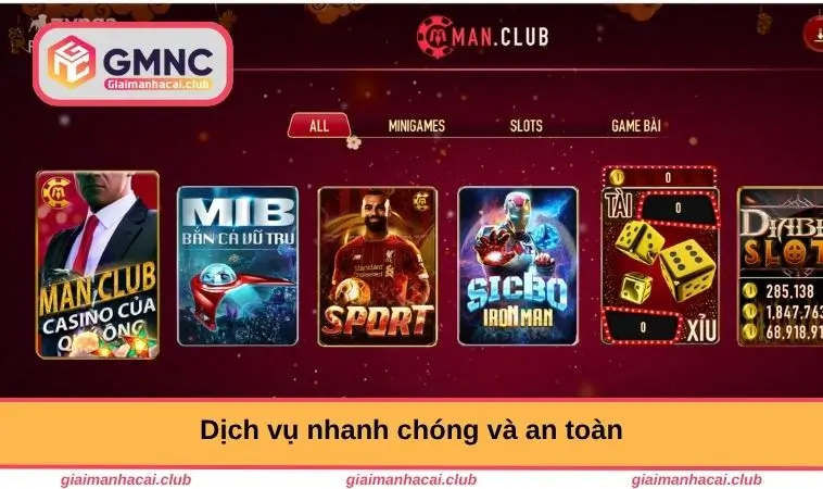 Dịch vụ nhanh chóng và an toàn