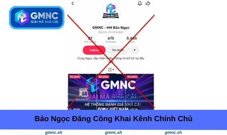Bảo Ngọc đăng công khai kênh chính chủ