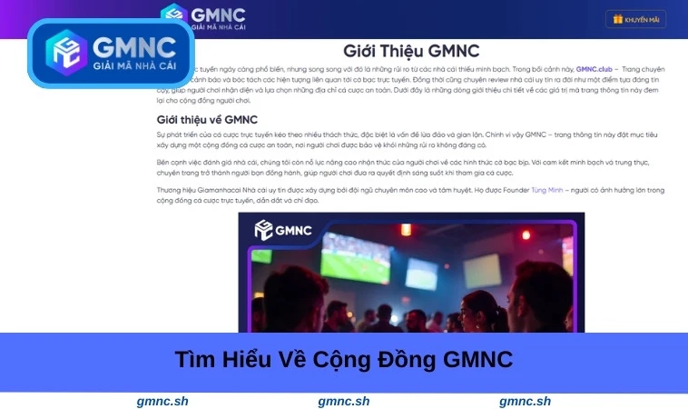 Tìm hiểu về cộng đồng GMNC