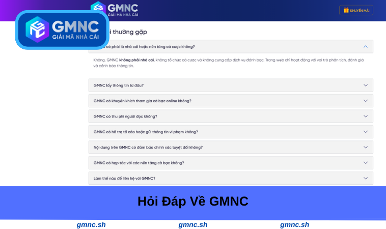 Hỏi đáp về GMNC